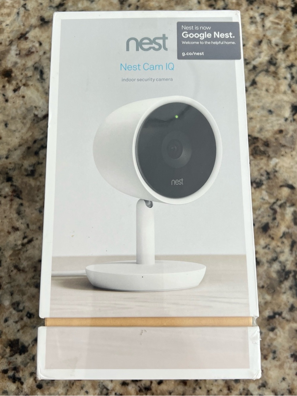 Nest Cam IQ Indoor Security Camera - White